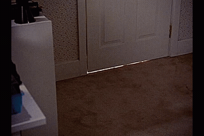 Paper Lying On Floor In Front Of Door GIF