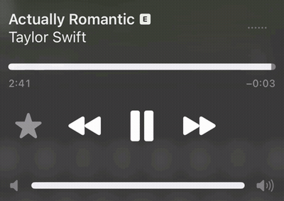 Paper Rings By Taylor Swift Playing On Device GIF
