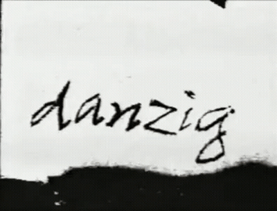 Paper With Danzig GIF