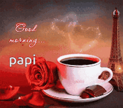 Papi Eiffel Tower Coffee GIF