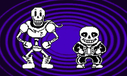 Papyrus And Sans Spooky Month Dance GIF