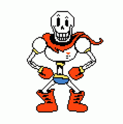 Papyrus Spooky Month Dance Entry GIF