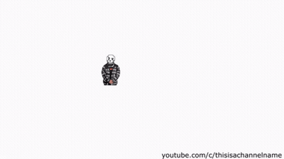 Papyrus Wearing Black Supreme Jacket GIF