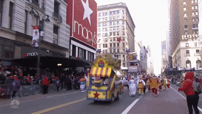 Parade On Street Near Macy's GIF