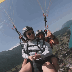 Paragliding Rock Hands