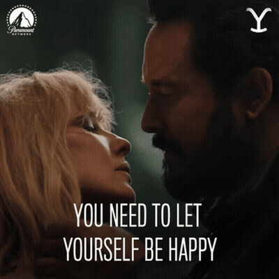 Paramount Network Ad Man And Woman Kissing GIF