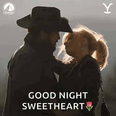 Paramount Network Poster Man And Woman Kissing GIF