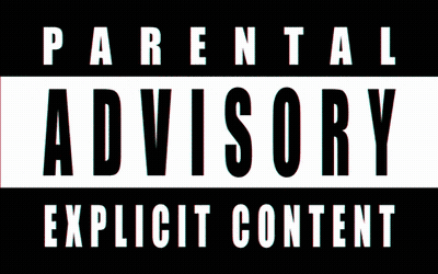 Parental Advisory Sign Saying Explicit Content GIF
