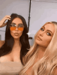 Paris Hilton And Kim Kardashian GIF