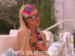 Paris Hilton Lets Go Black Friday Shopping