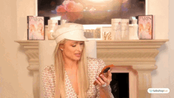 Paris Hilton Message Left On Read GIF