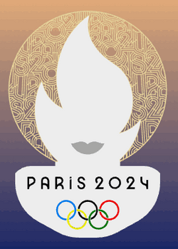 Paris Olympics 2024 Fire Logo GIF