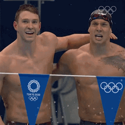Paris Olympics 2024 Swimmers GIF