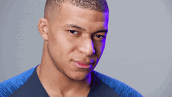 Paris Saint-Germain Player Kylian Mbappe Pointing Finger GIF