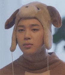 Park Jimin Heart Wink GIF