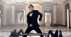 Park Jimin Jacket Flip GIF