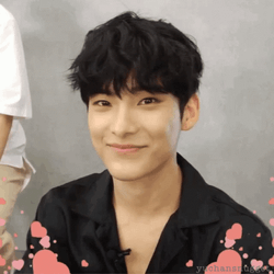 Park Junhee Heart Hand Peep GIF