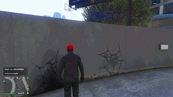 Parkour Alien Jumping Onto Border Video Game GIF