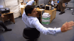 Parkour In The Office GIF