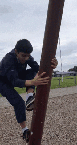 Parkour On A Playground GIF