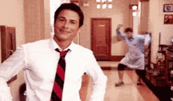Parks And Rec Christ Pratt Monkey Walk GIF