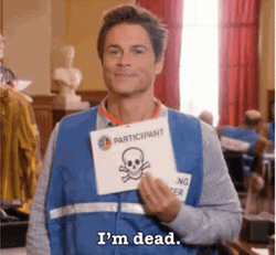 Parks And Rec Im Dead GIF