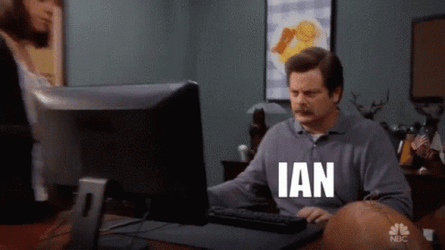 Parks And Rec Ron Swanson Computer Ian Gifs GIF