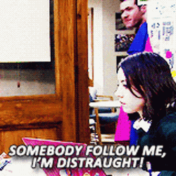 Parks And Rec Somebody Follows Me GIF