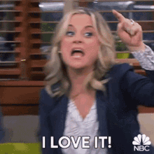 Parks And Recreation Amy Poehler  Love It  GIF