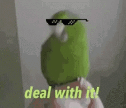 Parrot Dancing With Emoji Glass GIF