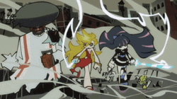 Party And Stocking Fighting With Gartbelt GIF