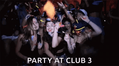 Party At Club 3 Dancing GIF