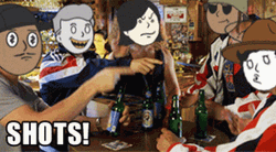 Party Boys Shots Meme GIF
