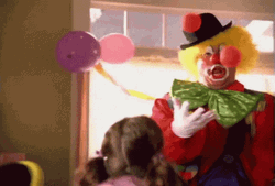 Party Clown Show Ball Catching GIF