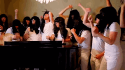 Party Dance Party Hard Long Wigs GIF