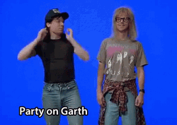 Party On Wayne With Garth GIF