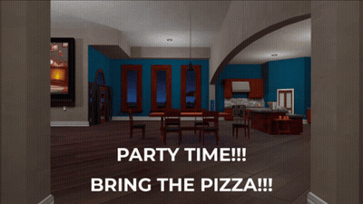 Party Time Bring Pizza GIF