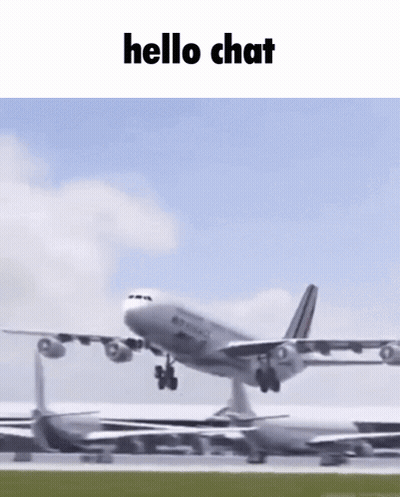 Passenger Jet Taking Off GIF