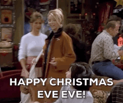 Passing Girl Merry Christmas Eve GIF