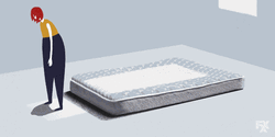 Passing Out Tired Mattress Sleep GIF