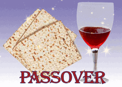 Passover Wine And Matzo