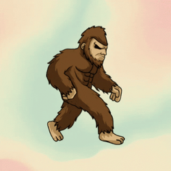 Pastel Big Foot GIF