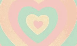 Pastel Heart Tunnel GIF