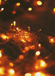 Pastel Orange Aesthetic Flashing Lights GIF