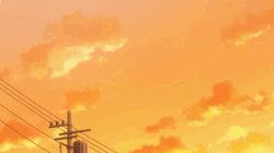 Pastel Orange Aesthetic Pretty Clouds GIF