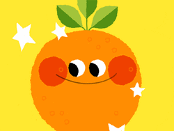 Pastel Orange Sweet Smile Aesthetic GIF