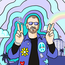 Pastel Ringo Starr Peace