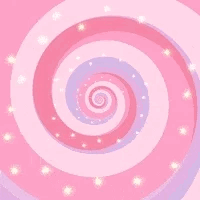 Pastel Spiral Hypnosis Stars Purple Pink Aesthetic GIF
