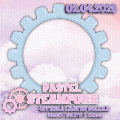 Pastel Steampunk Poster GIF