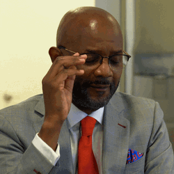 Pastor Cal Having A Headache GIF